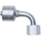 Gates Female DIN 24 Cone Swivel - Heavy Series with O-Ring - 90 Bent Tube MegaCrimp G25730-1225 - alternate 2
