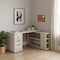 Homeroots 60" Taupe L Shape Computer Desk With Three Drawers 333523 - alternate 5