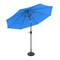 Pure Garden 10-Foot Patio Umbrella with Base, Brilliant Blue 50-LG1035B - alternate 2