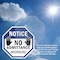 Signmission Notice No Admittance Employees Only, 6 inch X 6 inch, Plastic Sign, 2PK OC-P-2PACK-6-52 - alternate 2
