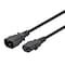 Monoprice SJT Extension Cord, 16 AWG, Indoor, 16/3, 1 Outlets, IEC 60320 C13, Black, IEC 60320 C14, 10 ft 6454 - alternate 1