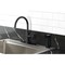 Kingston Brass Single-Handle Kitchen Faucet, Matte Black KSD2430RNX - alternate 2