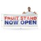 Signmission Fruit Stand Now Open, 48 Inch x 120 Inch, Vinyl Banner B-120-30664 - alternate 2