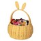 Wickerwise Hand-Woven Easter Bunny Ear Basket with Handle - Multi-Purpose Paper Rope Wicker Basket for QI004723.YL - alternate 1