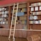 Quiet Glide 9.92 ft. Maple Sunburst Wheel Polished Chrome Rolling Ladder, 12 ft. Rail QG.210-10MA-12-H.04 - alternate 1