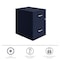 Space Solutions 14.25 in W 2 Drawer Vertical File Cabinet W/ Accessory Drawer, Navy 25966 - alternate 3