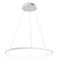 Jonathan Y Brice 23.75" Modern Contemporary Metal Round Dimmable Integrated LED Pendant, Matte White JYL7203I - alternate 1