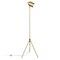 Homeroots 56" Brass Tripod Floor Lamp With Brass Dome Shade 523566 - alternate 5