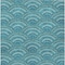 Homeroots 3' X 5' Teal Blue Fern Green And Ivory Geometric Washable Indoor Outdoor Area Rug 615236 - alternate 3