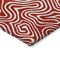 Homeroots 8' X 10' Red And Ivory Abstract Washable Indoor Outdoor Area Rug 599751 - alternate 3