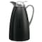 Service Ideas Classy Carafe, Vacuum Insulated Carafe, Glass Vacuum, 1 Liter, Black CJZ1BLK - alternate 1