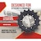 Mytee Products 17 Teeth Drive Sprocket for Kubota Models SVL 90 Replaces V0611-21112 TDSRT-V0611-21112 - alternate 2