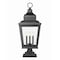 Z-Lite Raphael Sand Black 4 Light Outdoor Pier Mounted Fixture 5029PHXLS-LSQPM-BK - alternate 2