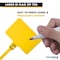 Kable Kontrol Identification & Tamper Proof Cable Zip Ties, 9 in L, Yellow, Nylon Co-polymer, 80 lbs Strength CTWO-9-100-YW - alternate 2