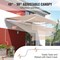 Vevor Patio Awning Retractable 12'x10' Awning Sunshade Shelter with Crank Handle RA350300 - alternate 2