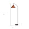 Homeroots 65" Rusted Traditional Shaped Floor Lamp With Rust Empire Shade 526326 - alternate 2