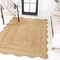 Jonathan Y Seaside Cottage Scallop Edge Jute Natural/White 3 ft. x 5 ft. Area Rug RNF200A-3 - alternate 2