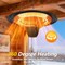 Edendirect 1500 -Watt Infrared Wall mount Indoor Electric Space Heater with Thermostat with Remote ZR-WPH-15D - alternate 2