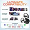 Delton Open-Ear Bluetooth Earbuds/Headphone with Charging Case, Black DHBO104 O104 - alternate 4