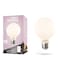 Bulbrite Solana 40-Watt Equivalent 90 CRI G25 Smart WIFI Connected Globe LED Light Bulb, Milky, 2PK 861710 - alternate 2