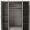 Homeroots Two Piece Gray Solid and Manufactured Wood Bedroom Set 662344 - alternate 2