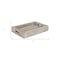 Homeroots 19in Gray Rectangular Wood Handmade Tray With Handles 483317 - alternate 3