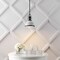 Jonathan Y Homer 10" 1-Light Modern Industrial Metal LED Dome Pendant, White/Matte Black JYL9535E - alternate 2