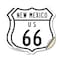 Signmission New Mexico Route Marker Shield Sign Us 6, 4 inch X 4 inch, Vinyl Decal, 2PK SHI-D-2PACK-4-389 - alternate 1