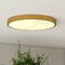 Vaxcel Aurelia 12-in Brushed Gold Contemporary Round LED Flush Mount Ceiling Light Alabaster Shade C0355 - alternate 2