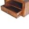 Homeroots 18" Chestnut Solid Wood One Drawer Floating Nightstand 653829 - alternate 3