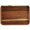 Megachef Acacia Wood 17.75 x 12 Inch Rectangle Serving Tray 750122158M - alternate 2