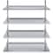 Amgood 16 in. x 60 in. Four-Tier Metal Wall Mount Shelf AMG WSD-1660 X 2-Z - alternate 3