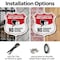 Signmission Video Surveillance Shield Sign Property, 6 inch X 6 inch, Plastic Sign, 2PK SHI-P-2PACK-6-472 - alternate 2