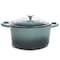 Crock-Pot Artisan 7 Quart Round Cast Iron Dutch Oven in Slate Grey 69143.02 - alternate 2