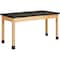 Diversified Spaces Plain Apron Table, Oak, Wood Frame, 60 in W, Oak P7146K30N - alternate 1