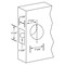 Global Door Controls Franklin Series Light-Duty Residential Sterling Lever, Grade 3 Passage in Brushed Chrome GLS10SFRA-626 - alternate 5