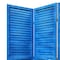 Homeroots 67" Light Blue Folding Three Panel Screen Room Divider 376802 - alternate 2