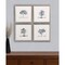Homeroots Set Of Four Slate Trees Silver Framed Print Wall Art, 4PK 416834 - alternate 3