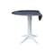 Whitewood Industries Extension Dining Tables, 45 in L, 38 in H, Parawood K05-42DPT-27B-6B - alternate 2