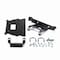 Warn Winch Mount For VRX 25 and VRX 35 Winches, Fixed Mount, Powder Coated, Black 101672 - alternate 2