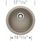 Blanco Rondo Bar Sink, Truffle 517699 - alternate 2