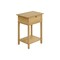 Monarch Specialties Accent Table, 2 Tier, Nightstand, Side Table, Storage Drawer, Natural, Transitional I 3842 - alternate 1