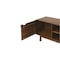 Homeroots 50in Brown Solid Wood Enclosed and Open Storage TV Stand 389231 - alternate 2