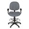 Regency Comfort Series Swivel Fabric Computer Task Chair with Drafting Kit - Black 105-AA-DK-GY - alternate 4