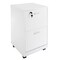 Lavish Home File Cabinet 2-Drawer Cabinet with Lock and Deep Drawer Storage Rolling Filing Organizer, White 80-FC-3-WHT - alternate 2