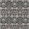 Homeroots 9' X 12' Black Brown And Beige Floral Washable Indoor Outdoor Area Rug 605417 - alternate 2