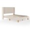 Martha Stewart Maisie Queen Upholstered Platform Bed, Wingback Headboard and Cushioned Siderails TW-3WDB0032-Q-BG-MS - alternate 2