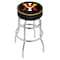 Holland Bar Stool Co 30" Virginia Military Inst Cushion Seat, 2-Ring Chrome Swivel Bar Stool L7C130VAMilI - alternate 1