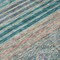 Homeroots 8' Teal Blue Salmon And Beige Round Medallion Washable Indoor Outdoor Area Rug 615916 - alternate 3