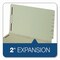 Pendaflex Colored Pressboard End Tab Fastener Folder, Straight Tab, Exp 2", 2 Fasteners, Legal, Lt Green, 25PK 47715GW - alternate 2